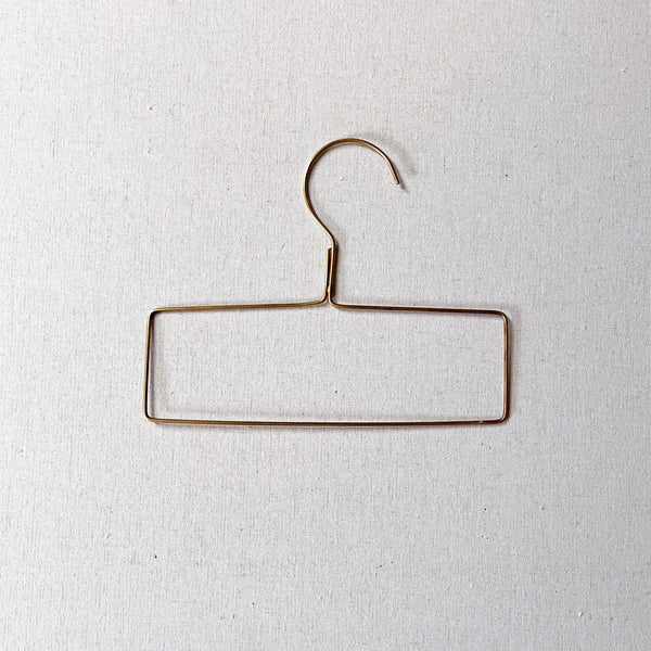 Brass Hanger - Circle or Rectangle