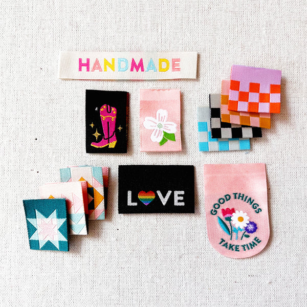 Colorful Handmade - Woven Sewing Labels