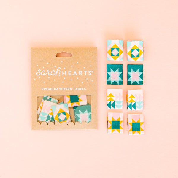Quilt Blocks - Woven Sewing Labels