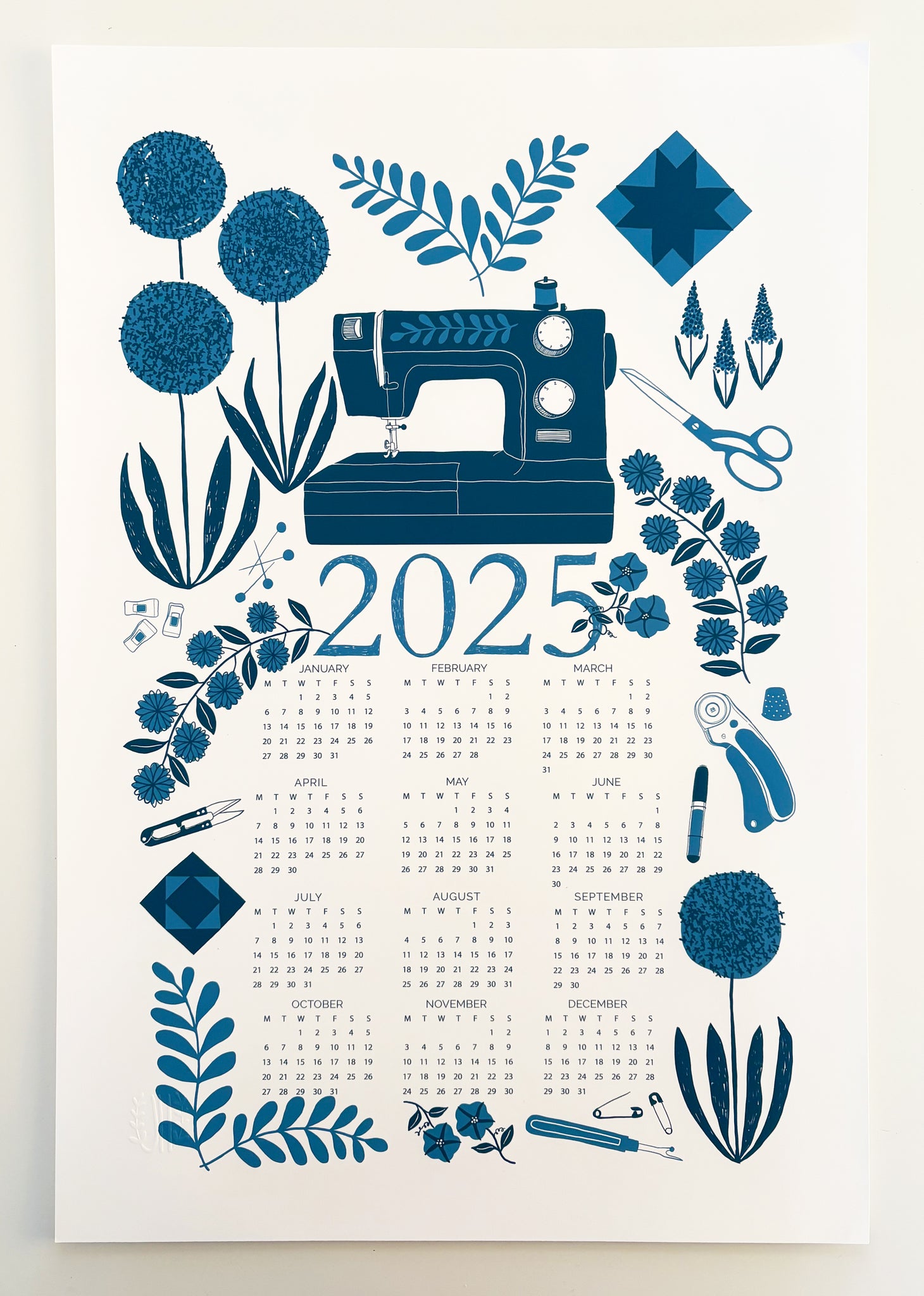 2025 Sewing Tools Calendar