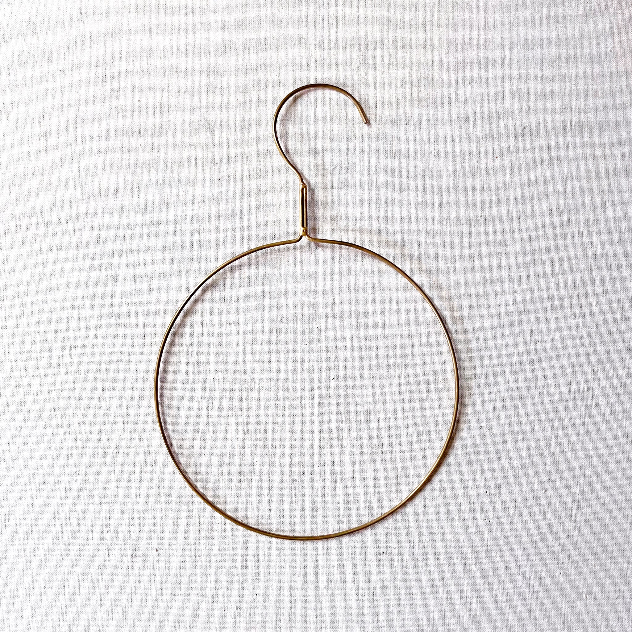 Brass Hanger - Circle or Rectangle