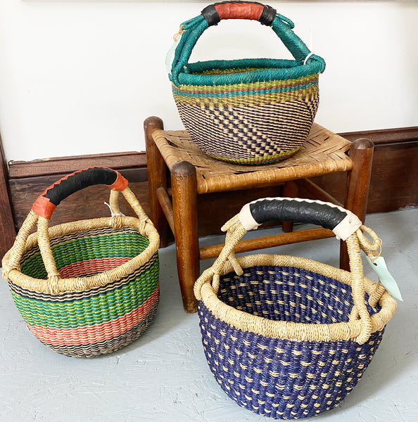 Handwoveen Bolga Baskets from Ghana - Mini