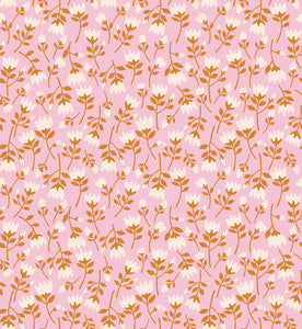 Verbena Fabric - Roses in Peony