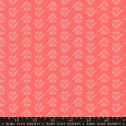Endpaper Fabric - Crocus in Strawberry