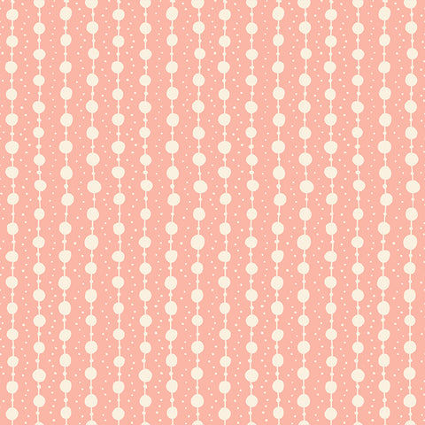 Endpaper Fabric - Pearls in Bashful