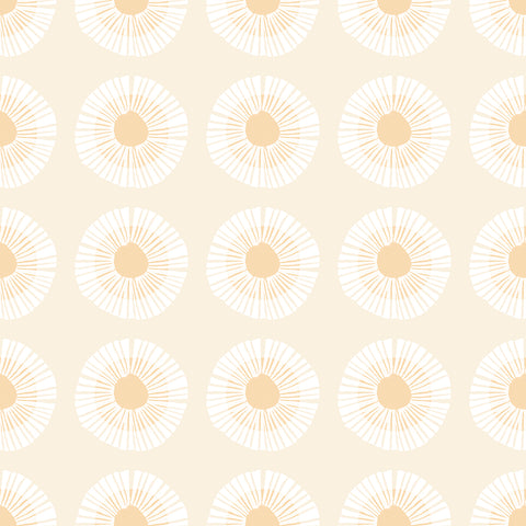 Reimagined Landscapes Fabric - Seaside Daisy in Natural