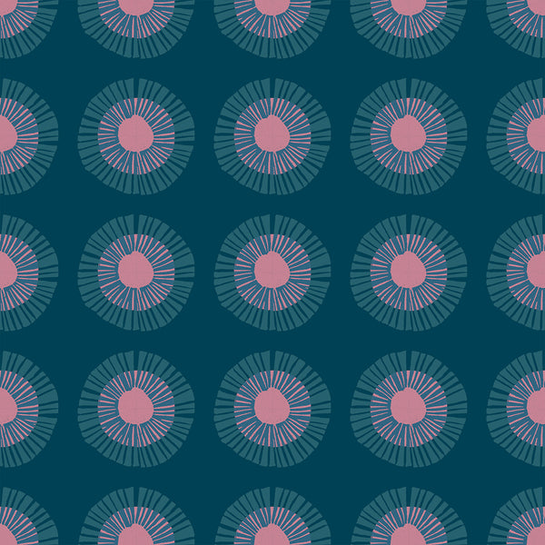 Reimagined Landscapes Fabric - Seaside Daisy in Galaxy