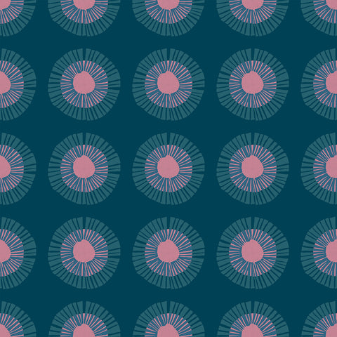 Reimagined Landscapes Fabric - Seaside Daisy in Galaxy