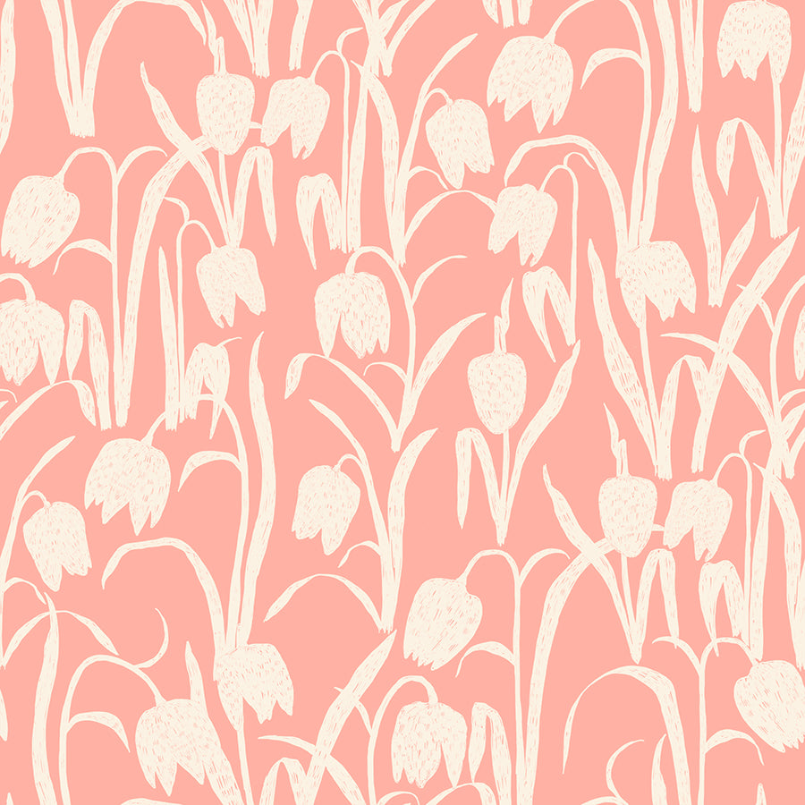 Reimagined Landscapes Fabric - Fritillaria in Bashful