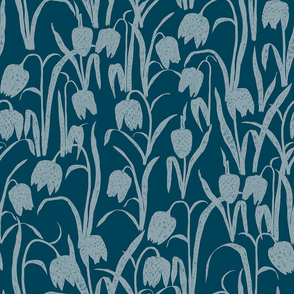 Reimagined Landscapes Fabric - Fritillaria in Galaxy