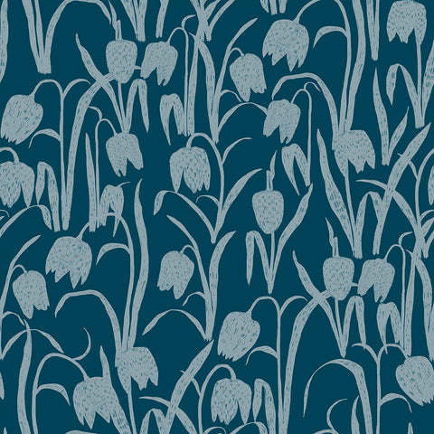 Reimagined Landscapes Fabric - Fritillaria in Galaxy