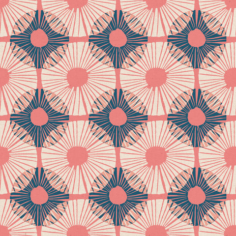 Reimagined Landscapes Fabric - Superbloom CANVAS in Watermelon