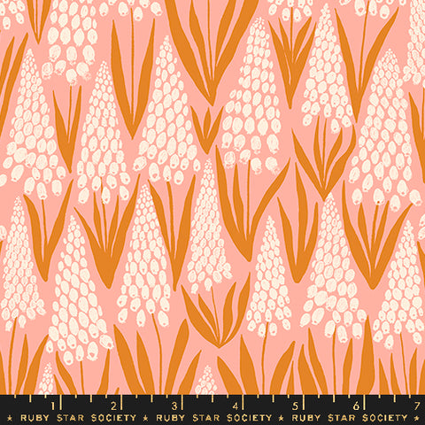 Endpaper Fabric - Muscari in Bashful
