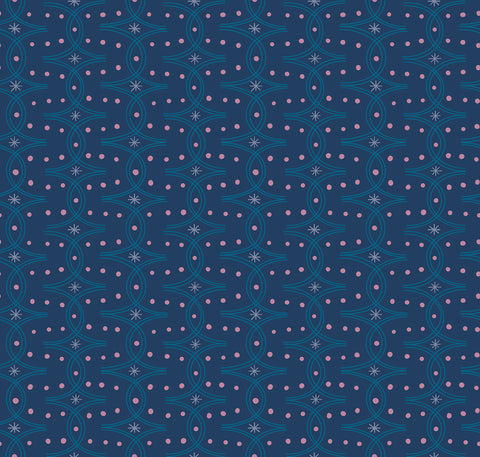 Endpaper Fabric - Endpaper in Navy