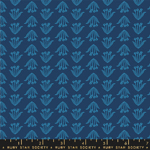 Endpaper Fabric - Crocus in Navy
