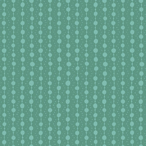 Endpaper Fabric - Pearls in Watercress