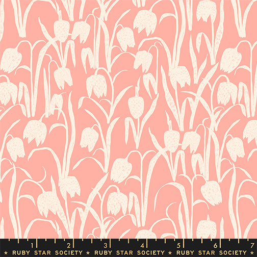 Reimagined Landscapes Fabric - Fritillaria in Bashful