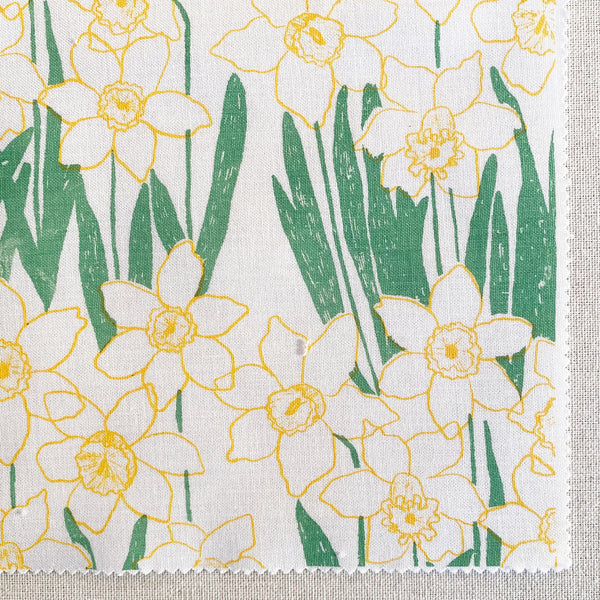 Daffodils Screenprinted Charm Square