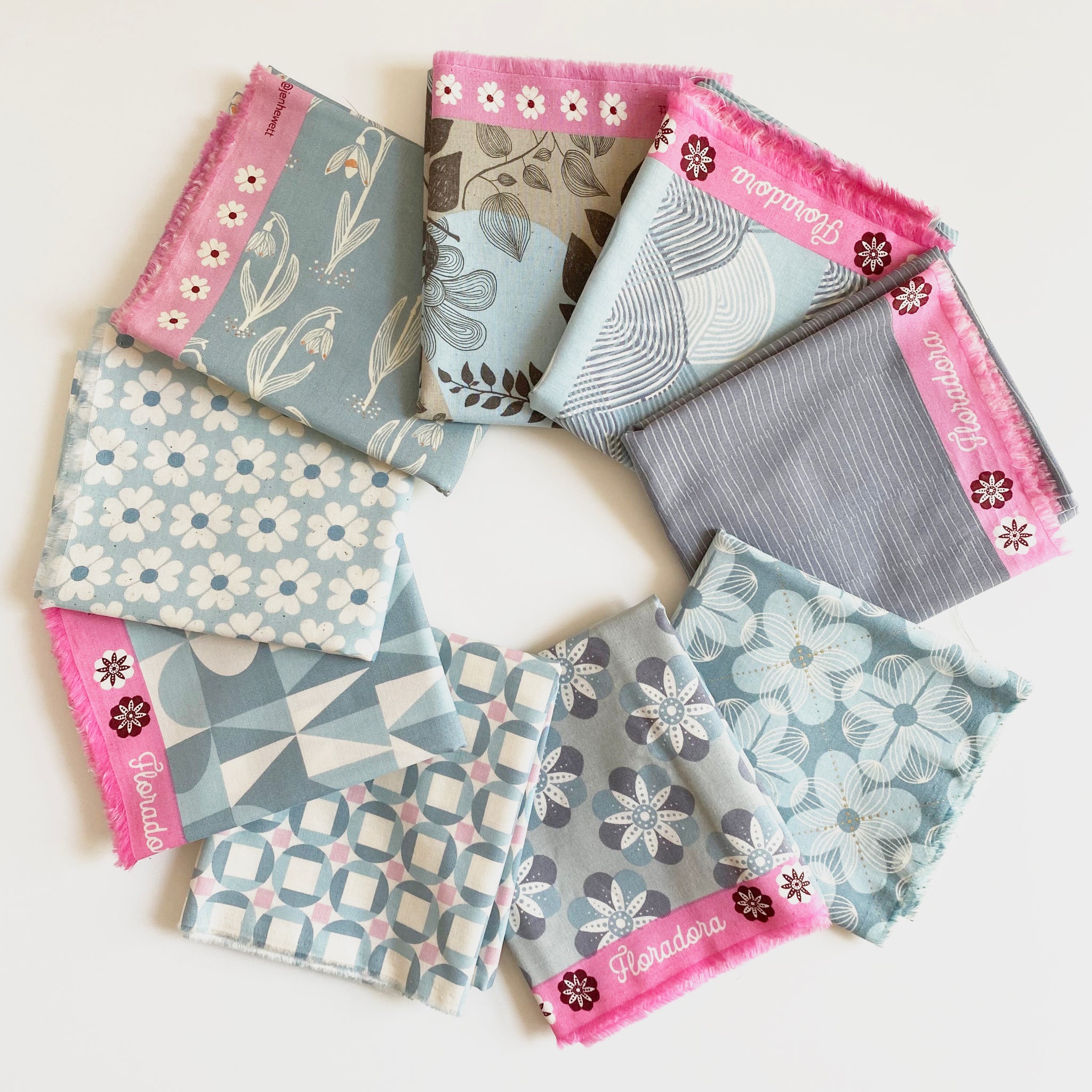 Fat Quarters Bundle - Light Blue