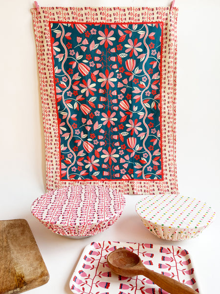 Frances Cotton-Linen Tea Towel