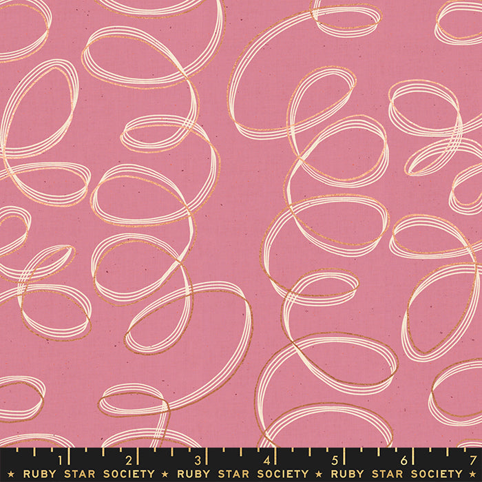 Unruly Nature Fabric - Tendrils in Kiss