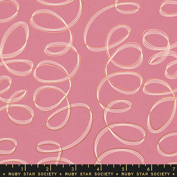 Unruly Nature Fabric - Tendrils in Kiss