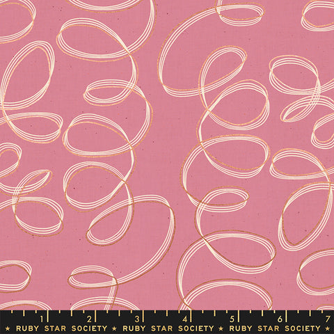 Unruly Nature Fabric - Tendrils in Kiss
