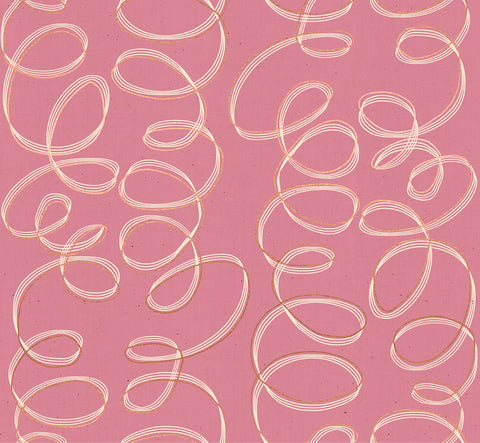 Unruly Nature Fabric - Tendrils in Kiss