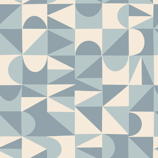Floradora Fabric - Building Blocks in Sky