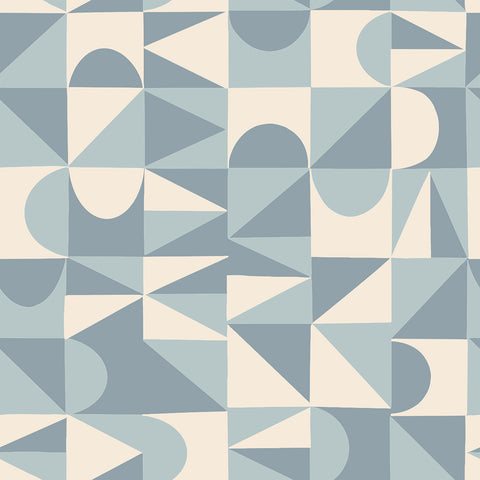 Floradora Fabric - Building Blocks in Sky