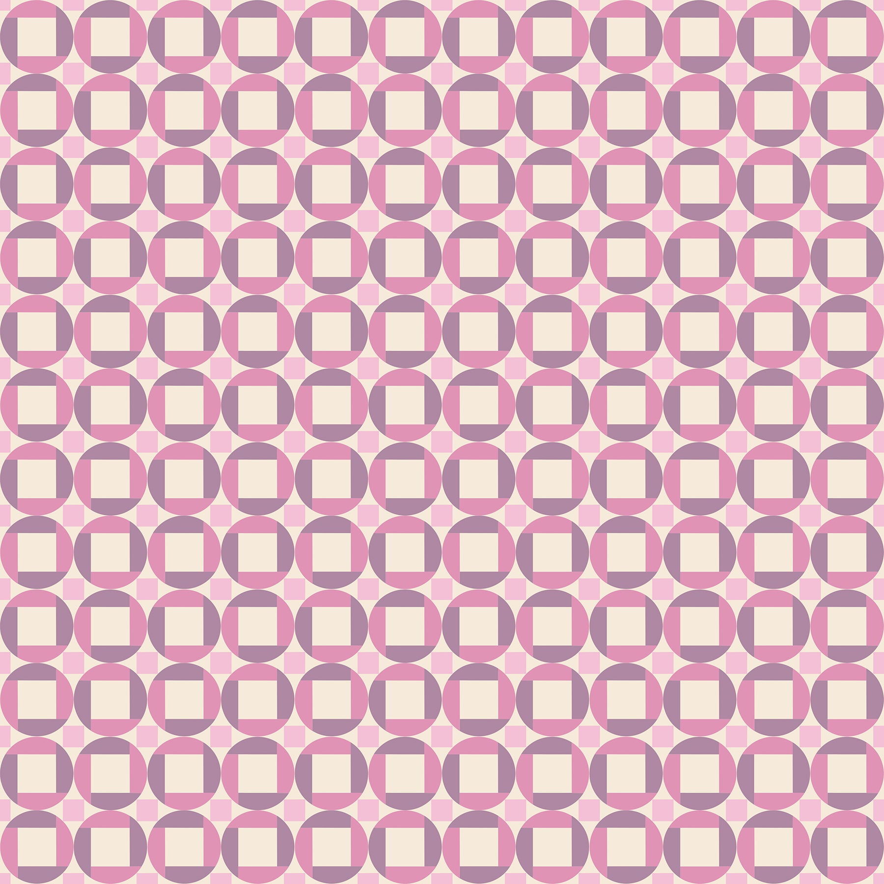 Floradora Fabric - Cane in Lupine
