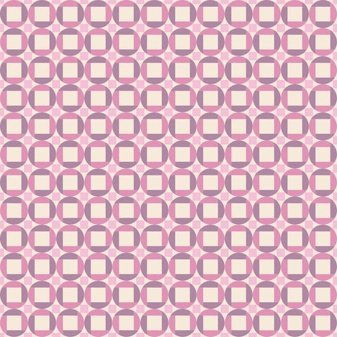 Floradora Fabric - Cane in Lupine