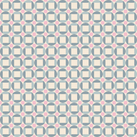 Floradora Fabric - Cane in Sky