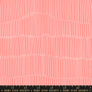 Floradora Fabric - Thatch in Melon