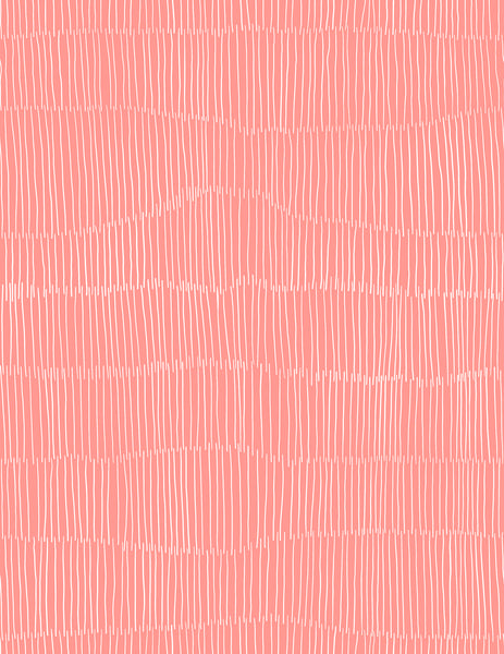 Floradora Fabric - Thatch in Melon