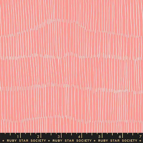 Floradora Fabric - Thatch in Melon