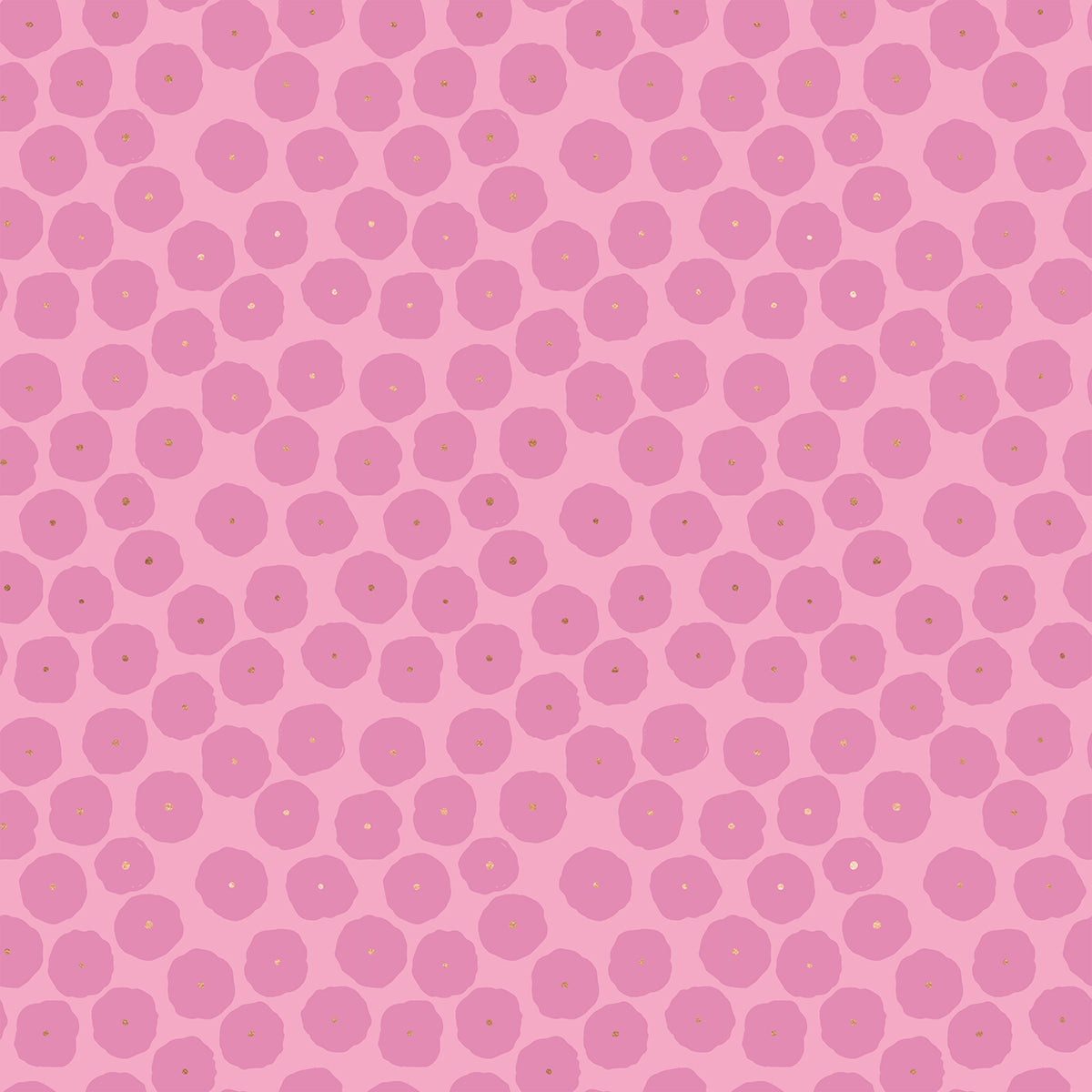 Floradora Fabric - Disco Dots in Lupine