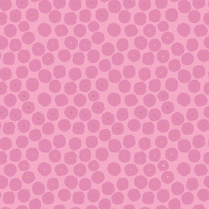 Floradora Fabric - Disco Dots in Lupine