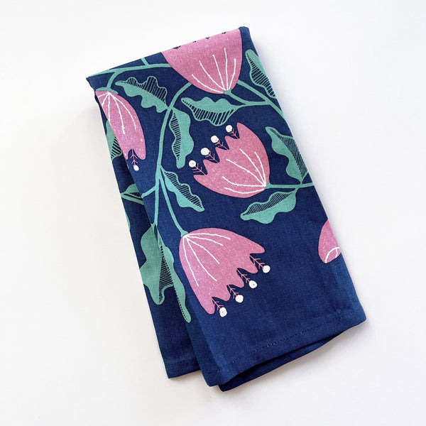 Cup and Saucer Vine Cotton Tea Towel